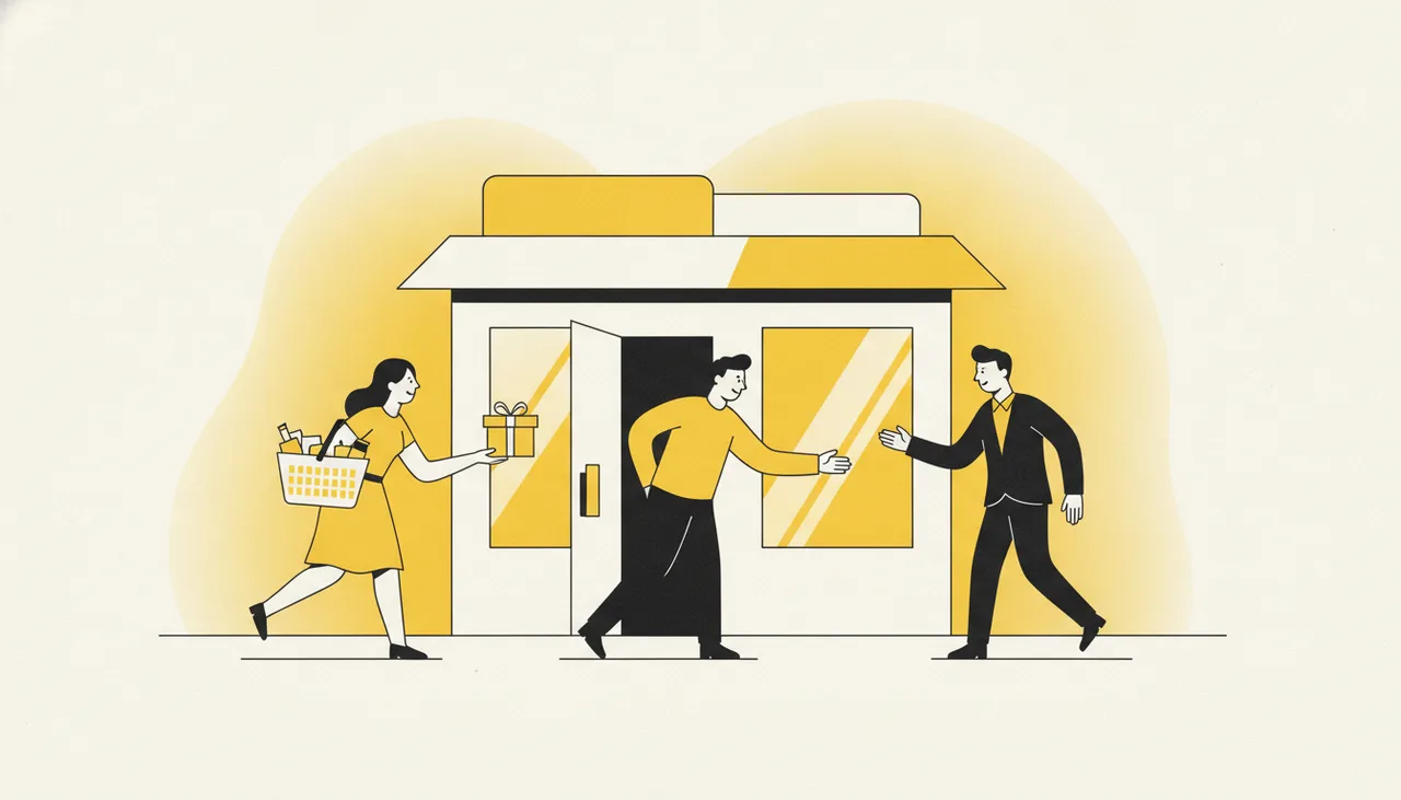 Ретаргетинг в Яндекс Директе: продавец возвращает посетителей подарком и приглашением в магазин